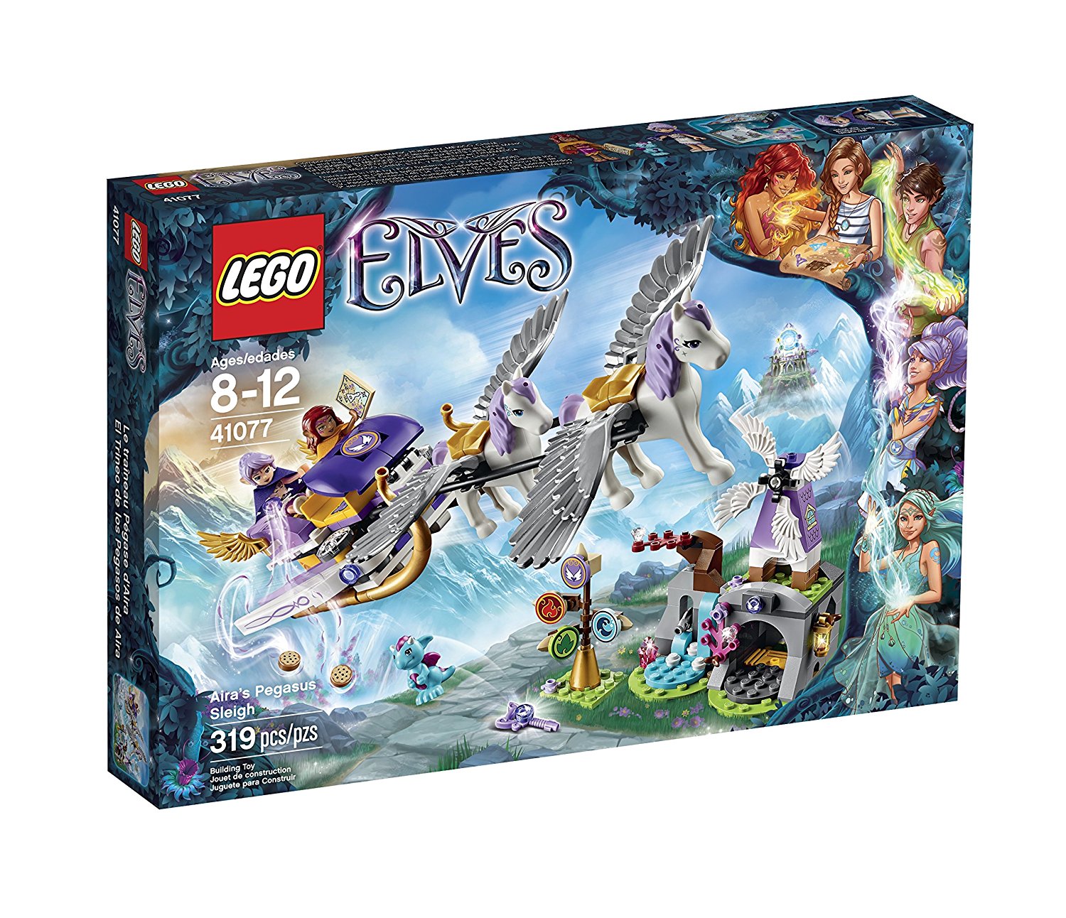 Lego Elves 41077 Aira's Pegasus Sleigh Building Kit | Epickidstoys.com