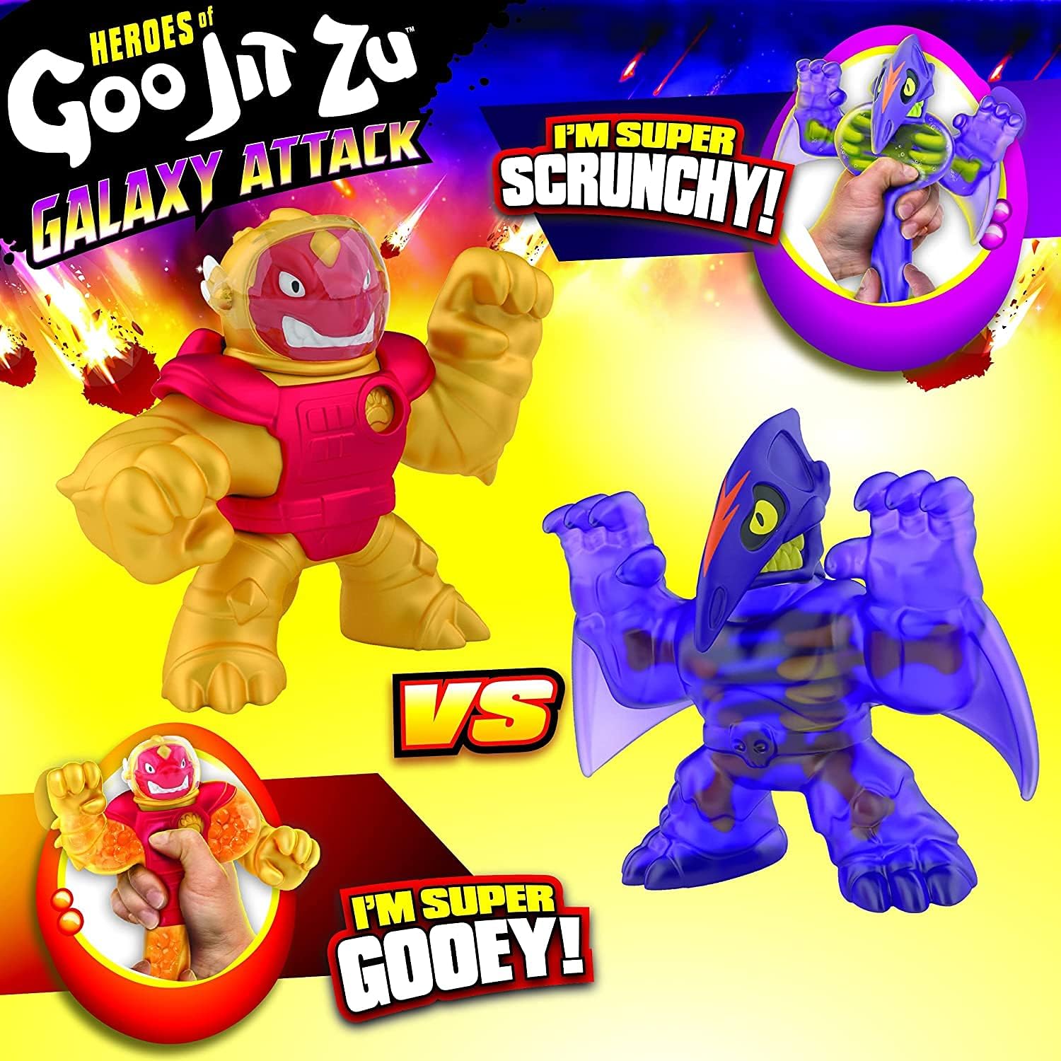 Heroes of Goo Jit Zu Galaxy Attack S5 Versus PK, Multicolor (41169)